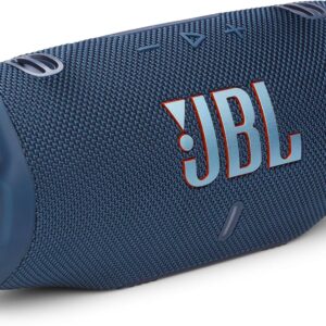 JBL Charge 6 - Portable Waterproof & Drop-Proof Bluetooth Speaker, Bold Pro Sound with AI Sound Boost, 28Hrs of Playtime, Built-in powerbank & Comes with a Sturdy/Removable Carrying Strap (Blue)