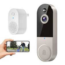 Wireless doorbell camera