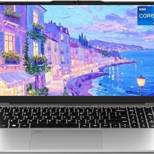 15.6 Inch Laptop, Core i3 Processor (Up to 2 GHz), 8GB RAM, 128GB SSD, Expandable Storage, Windows 11 Home Laptops Computer, Backlit Keyboard, Wi-Fi 5, for Business and Students.
